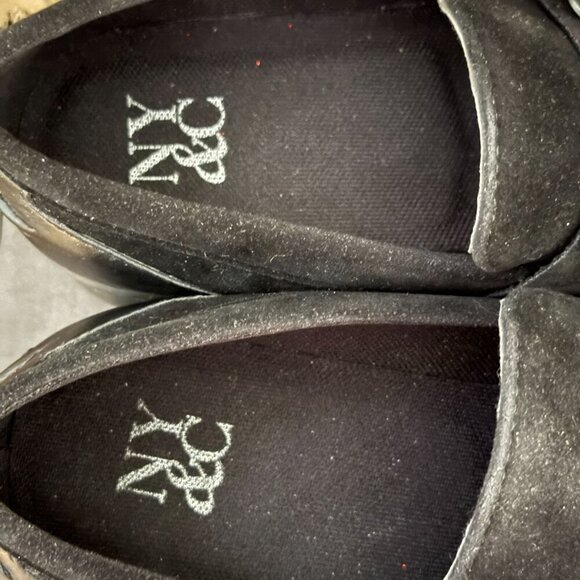 NY&C Bryant Loafers Men’s 12M Black Suede Bit Moc Toe Dress Shoes NY1278 🖤 - Picture 6 of 10